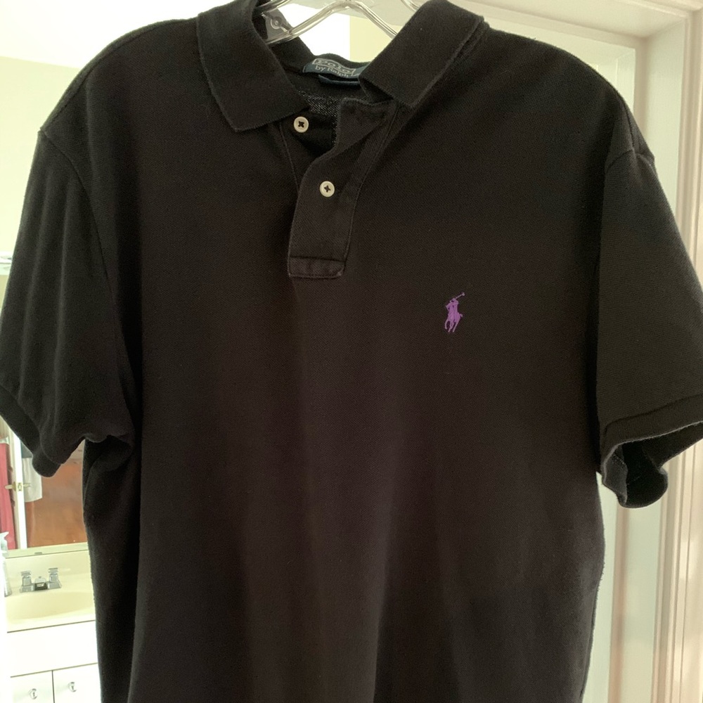 Men’s Polo (Custom Fit) Black SIZE L